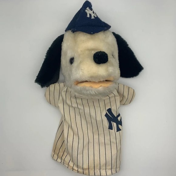 Vintage New York Yankees Squeaky Dog Puppet Plush - Picture 1 of 16